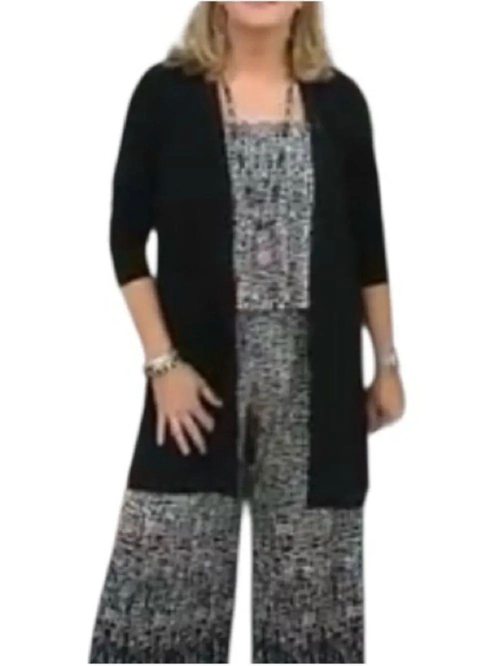 Every Day by Susan Graver Liquid Knit Duster w/ Snap Detail